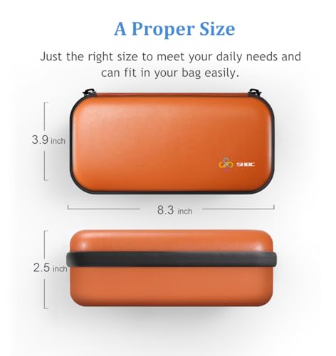 SHBC Premium Insulin Pen Cooler Travel Case, Medication Insulation Solution with 2 TSA Approved Replaceable Ice Bricks, Diabetes Storage Gifts for Men Women for Holidays, Birthdays. - color: Orange