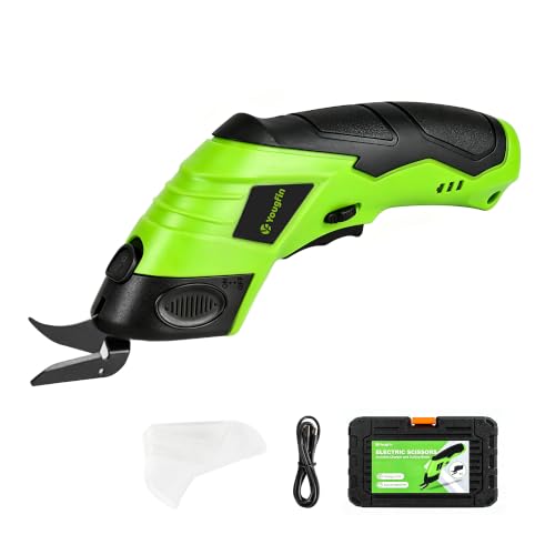 4.2V Cordless Electric Fabric Scissors with Case - style: With 1 Blade