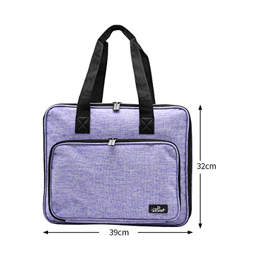 ATTERET Embroidery Cross Stitch Starter Kit, 108 Threads, 3 Hoops, Purple - color: Purple