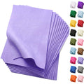 Soft Lavender Felt Fabric Sheets for Crafts 8 x 12 Inch 20 Pcs 1.6mm Thick - color: Lavender