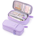 CICIMELON Durable Pen Pencil Case Big Storage Pen Pouch Bag for School Supplies Office College Teen Girls Adults, Purple - color: purple