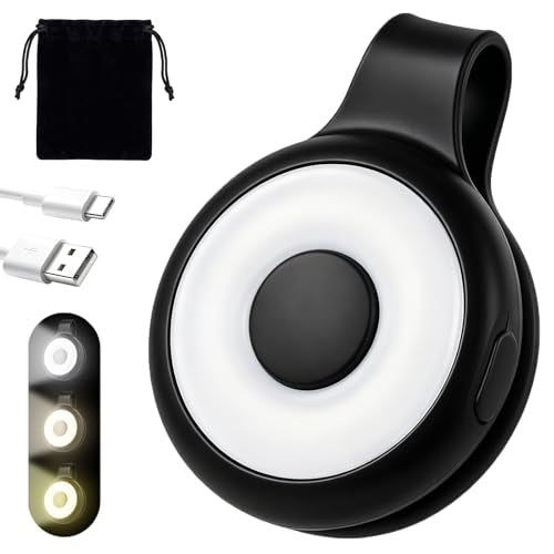 Rechargeable Nurse Lights Clip On for Night Shift, Badge Light - color: O-Black