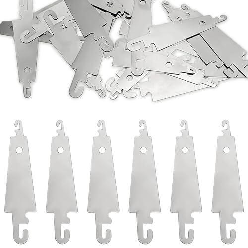 Needle Threaders 30-Pack Stainless Steel Tools for Hand Sewing, Cross Stitch, Embroidery, Knitting, Quilting & Crafts