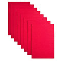 Jtnohx Stiff Felt, 2mm Thick Felt Sheets for Crafts, 8"x12" Hard Felt Fabric Squares 8Pcs for DIY Projects (Red) - color: Red