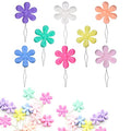 BEADNOVA Needle Threaders 25pcs Plastic Flower Head Sewing Needle Threader for Sewing Small Eye Embroidery Craft Knitting Quilting (25pcs, Mix Colors) - color: 25pcs