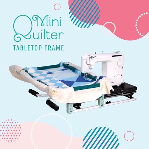 Table Top Hoop Quilting Frames | Hoop Quilting Frames for Domestic Machines (Mini Quilter Beginner Hoop Quilting Frame) - style: Mini Quilter Beginner Hoop Quilting Frame