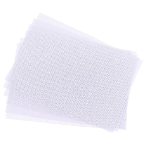 6 Pieces 11 Count Aida Cloth White Classic Reserve Aida Cloth,Cross Stitch Fabric, White Aida Cross Stitch Fabric for DIY