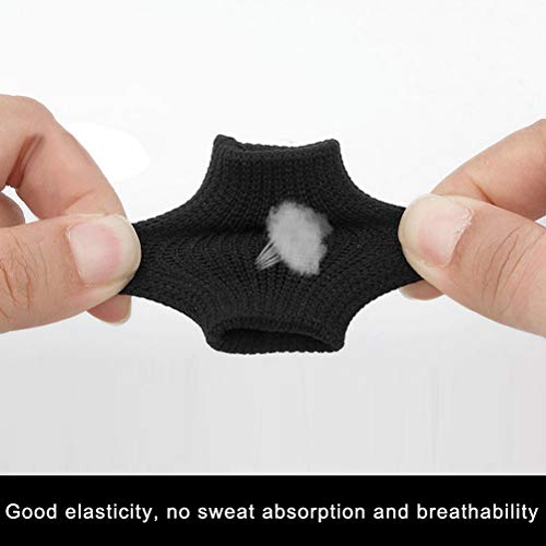 20 Pcs Finger Sleeves Protectors, Elastic Sport Finger Sleeves, Blue/Black - color: Blue,black