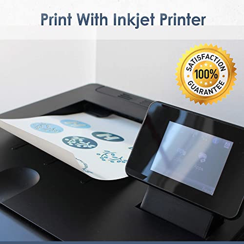 Hayes Paper, Waterslide Decal Paper for INKJET CLEAR 100 Sheets Premium Water-Slide Transfer Paper, A4 Size, 8.25 x 11.7 Inch - color: Inkjet - Clear, size: A4 - 100 Sheets
