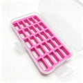 HONEYSEW 2 Bobbin Case for Bernina New 7 and 8 Series Jumbo Bobbin Sewing Bobbin Storage Case and Saver Holds 25 Bobbins Box Organizer (Bernina 7 and 8 Series bobbins Box) - color: Bernina 7 and 8 Series bobbins box