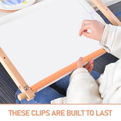 COHEALI 8pcs Embroidery Scroll Frame Clips - Plastic Frame Fixator Adjustable Cross Stitch Tools for Home Needlework and Quilting Crafts