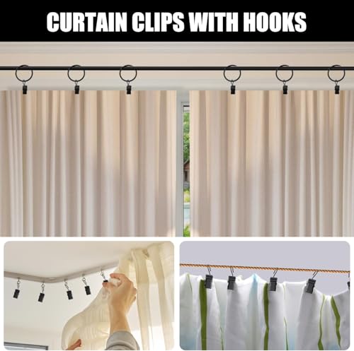Light Clips Hanging Hooks Clip: 50 Pack Outdoor Hanging Lights Clips - Heavy Duty Metal Camper Awning String Party Light Hook for Canopy Tent Tapestry Clamps - size: 1.34 Inch