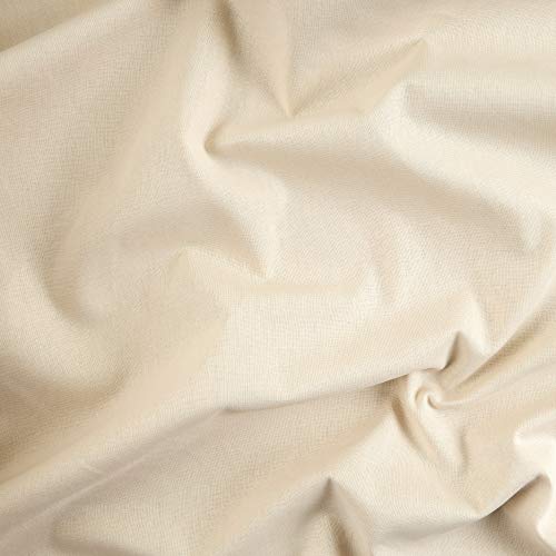Kaufman Essex Linen Blend Champagne, Fabric by the Yard - color: Champagne