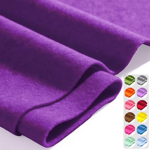 Bright Violet 36" X 36" Felt Fabric Sheet - 1.6mm Thickness - color: Bright Violet, size: 36" x 36"