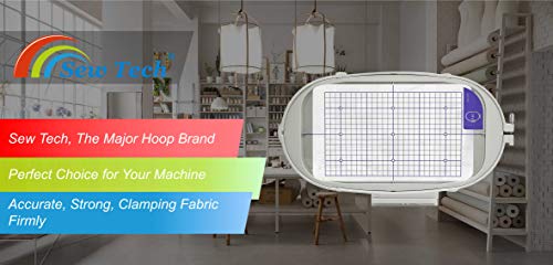 Sew Tech Embroidery Hoop for Brother, 6x10in 160x260mm SA441 EF81 Frame - size: 6"x10" - SA441