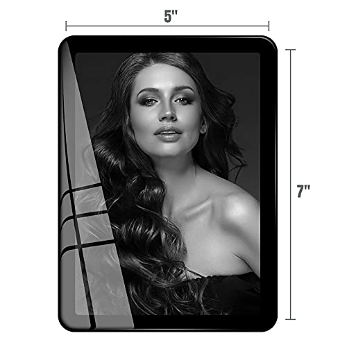 Bluesun 5x7 Picture Frames 3 Packs,Vertical & Horizontal Wall & Tabletop - color: Black, size: 5x7 （3 Pcs）
