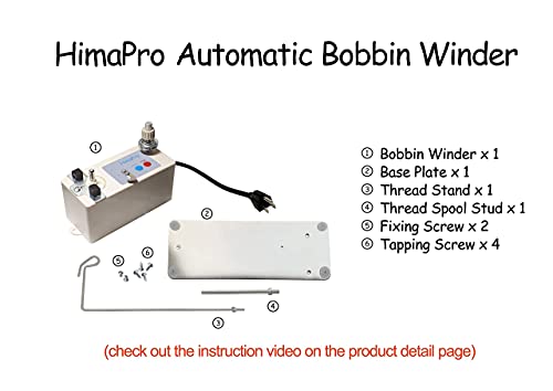 HimaPro Automatic Electric Bobbin Winder for Sewing Machines