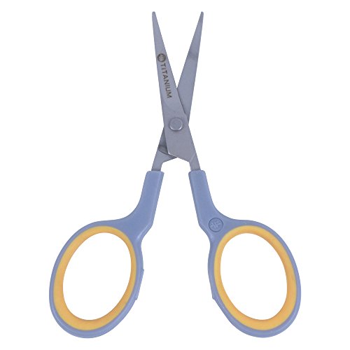 Westcott 4" Sewing Titanium-Bonded Embroidery Scissors, Curved (13865) - size: 4-Inch