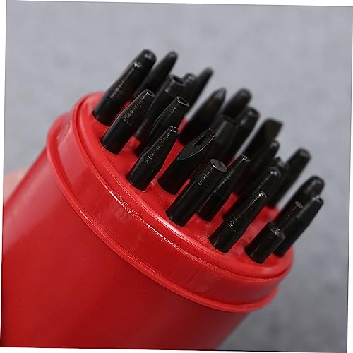 DOITOOL Watch Needle Punch Tool Set 25-Piece Staking Punching Hand Presser for Watch Repair Watchmaker Staking Tool with Portable Storage Box 2.75X1.96X1.96In