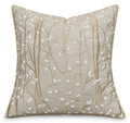 VAGMINE Embroidered Magnolia Branch 20x20 Throw Pillow Cover, Natural - color: Natural-forest, size: 20" x 20" (Pack of 1)