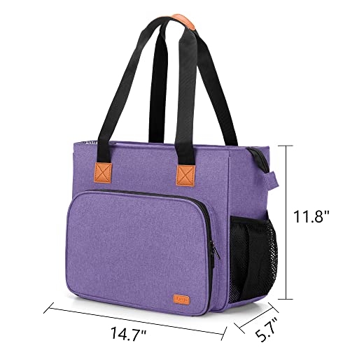 LUXJA Embroidery Project Carrying Bag, Purple - color: Purple