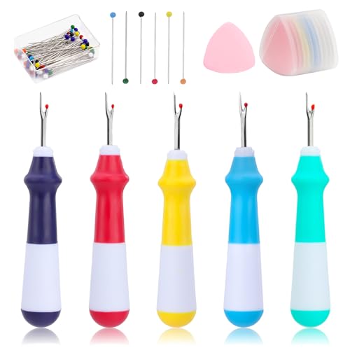 SOCNITC 65Pcs Stitch Remover Tool Kit Seam Ripper for Sewing and Embroidery - size: 65 PCS