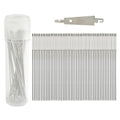 Zhenqing 50 Pack Size 24 Blunt Tapestry Needles with Metal Threader - color: 24# (50pcs+1pc Needle Threader)