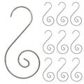 120PCS Christmas Ornament Hooks Christmas Tree Ornament Hanger - color: Silver