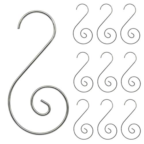 120PCS Christmas Ornament Hooks Christmas Tree Ornament Hanger - color: Silver