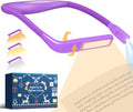 Reading Light, 3 Colors Stepless Dimming Neck Light, Book Lamp - color: Dark Purple