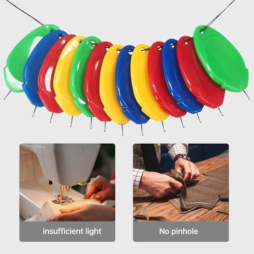 10 Pcs Needle Threader for Hand Sewing,2025 New Upgraded Automatic Sewing Machine Needle Threader Tool,Embroidery Simple Needle Threader,Automatic Threading Aid Needle Threader Tool