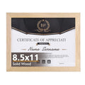 KINLINK 8.5x11 Picture Frame, Natural Solid Wood Diploma Frame with Acrylic Plexiglass for Pictures, Certificate Degree Document Frame, Tabletop and Wall Mounting Display Photo Frame 1 Pack - color: Natural, size: 8.5x11