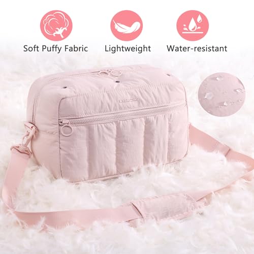 MYBAGZING Crochet Bag Organizer Knitting Bag Yarn Storage for Crochet Hook - color: Pink, size: Medium - 12"