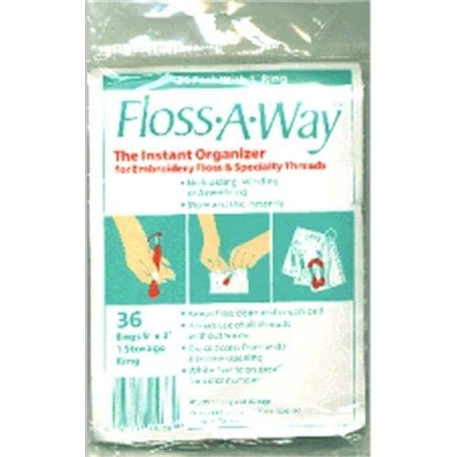 FL36 Floss-A-Way Organizer, 3-Inch x 5-Inch, 36-Pack