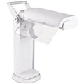 OttLite 13-Watt Classic CFL Magnifier Task Lamp, White - color: White