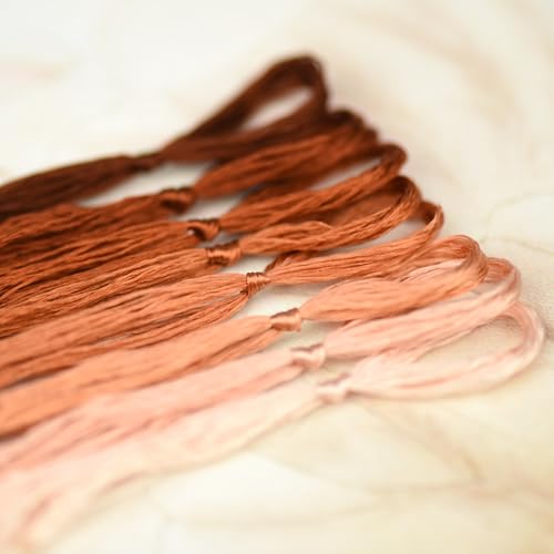Natural 100% Mulberry Handmade Embroidery Silk Thread Silk Floss (100) - color: 100