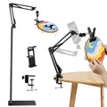 Black Adjustable 3-in-1 Hoop/Tablet/Phone Holder Embroidery Hoops Stand