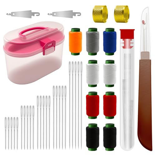 40piece Stainless Steel Needles for Hand Sewing,Steel Sewing Needles Kit