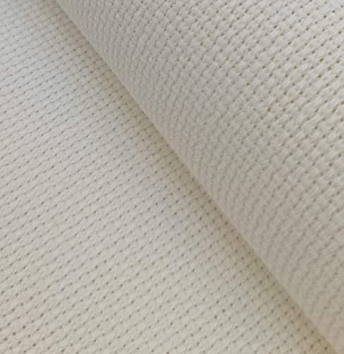 KCS 4/6 pc of 12" x 18" 18CT Counted Cotton Aida Cloth Cross Stitch Fabric (6 pc, Cream) - color: Cream, size: 6 pc