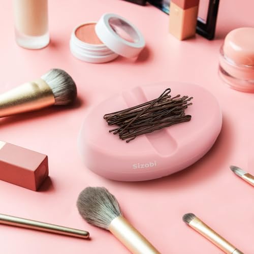 Sizobi Magnetic Bobby Pin Holder,Magnetic Pin Cushions for Sewing - color: Pink