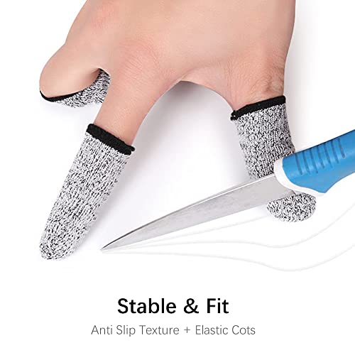 60PCS Finger Cots Cut Resistant Protector,Finger Covers for Cuts - size: 60PK