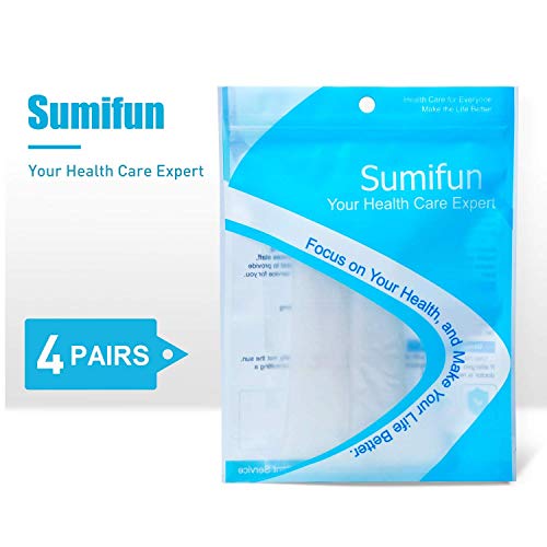 Sumifun Finger Sleeves, 8PCS Gel Thumb Finger Tubes for Arthritis, Trigger Finger Pain, Silicone Fingers Protector for Golf, Basketball, Golf, Rugby, Cracked Finger - color: 4pair(8pcs)