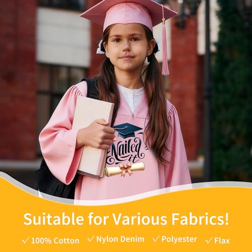 Graduation DTF Transfers Ready to Press, Iron on Decals for T-Shirts - color: Graduation689