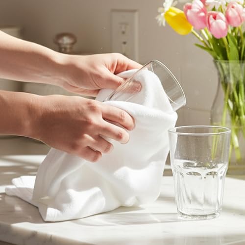 Flour Sack Towels - Tea Towel for Crafts, Kitchen Dish Cotton Blank Towel for Embroidery, Baking Bread Proofing Linen Cover, Super Absorbent Quick Dry (White, 18"x28" Pack of 6) - size: 18"x28" Pack of 6