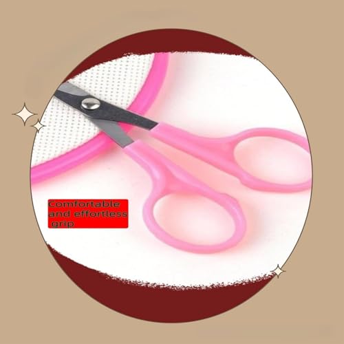 4-3/4" Sharp Curved Tip Needlework Cutter Applique Embroidery Scissors (Pack of 2) - style: 2 Pack