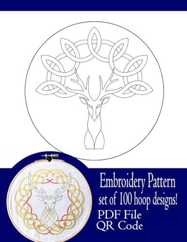 Embroidery Pattern Templates: A Collection of Celtic Mixed Easy to Do Designs for Beginners