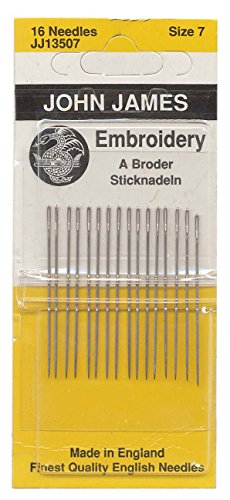Crewel/Embroidery Hand Needles-Size 7 16/Pkg