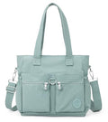 Tote Bag for Women Nylon Purse and Handbags Tote Purse Crossbody Bag Messenger Bag - color: Light Blue