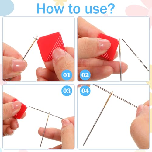 11 Pcs Needle Threaders, Simple Needle Threader Tool for Hand Sewing