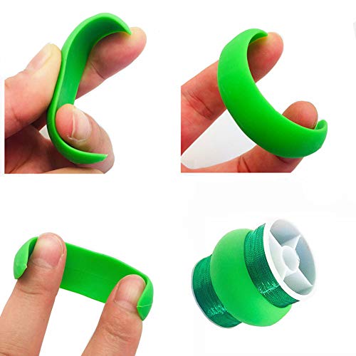 100pcs Thread Spool Savers - Prevent Thread Tails from Unwinding for Sewing and Embroidery Machine Spools - color: 100pcs (4Colors:Rose,Orange,Blue,Green)